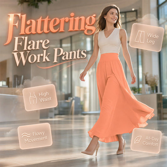 🌸 50% OFF NOW! 🌸Women's Lightweight Flowy Wide Leg Pants