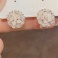 📢📢50% OFF !! ⏰Elegant Sparkling Floral Stud Earrings