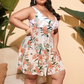 📢📢60% OFF !! ⏰Women's Floral Print One Piece Swim Dress