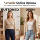 🌸 50% OFF NOW! 🌸Women Thin Cropped Cardigan Button Front Summer Shawl for Slip Dress