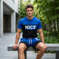 📢📢50% OFF !! ⏰Men's Color-Block Tee and Shorts Set