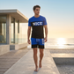 📢📢50% OFF !! ⏰Men's Color-Block Tee and Shorts Set