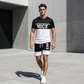 📢📢50% OFF !! ⏰Men's Color-Block Tee and Shorts Set