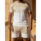 📢📢50% OFF !! ⏰Men's Color-Block Tee and Shorts Set