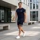 📢📢50% OFF !! ⏰Men Summer 2-Piece T-Shirt and Shorts Casual Set