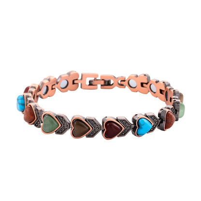 🌸 50% OFF NOW! 🌸Antique Copper Finish Magnetic Stone Bracelet