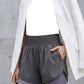 🌸 50% OFF NOW! 🌸Women Athletic Yoga Shorts Doubled Layer Gym Shorts