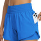 🌸 50% OFF NOW! 🌸Women Athletic Yoga Shorts Doubled Layer Gym Shorts