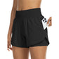 🌸 50% OFF NOW! 🌸Women Athletic Yoga Shorts Doubled Layer Gym Shorts