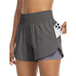 🌸 50% OFF NOW! 🌸Women Athletic Yoga Shorts Doubled Layer Gym Shorts
