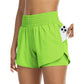 🌸 50% OFF NOW! 🌸Women Athletic Yoga Shorts Doubled Layer Gym Shorts