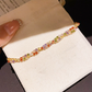 🌸 50% OFF NOW! 🌸Retro Crossover Twisted Multicolor Zircon Adjustable Bracelet