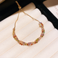 🌸 50% OFF NOW! 🌸Retro Crossover Twisted Multicolor Zircon Adjustable Bracelet