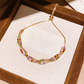 🌸 50% OFF NOW! 🌸Retro Crossover Twisted Multicolor Zircon Adjustable Bracelet