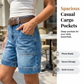 🌸 50% OFF NOW! 🌸Women's Mid-Rise Bermuda Denim Shorts with Pockets