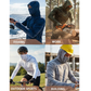 📢📢40% OFF !! ⏰Men's 5-Pack UV Protection Hooded Sun Shirts