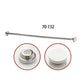 📢📢50% OFF !! ⏰Adjustable No‑Drill Tension Rod, 70‑100cm Spring Tension Clothes Hanging Rod, No‑Damage Non‑Slip Closet Curtain Rod, Max 15KG Load for Wardrobe, Bathroom