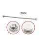 📢📢50% OFF !! ⏰Adjustable No‑Drill Tension Rod, 70‑100cm Spring Tension Clothes Hanging Rod, No‑Damage Non‑Slip Closet Curtain Rod, Max 15KG Load for Wardrobe, Bathroom