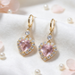 🌸 50% OFF NOW! 🌸 Sparkling Heart-Shaped Drop Earrings