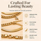 🌸 50% OFF NOW! 🌸Dainty Layered Gold Initial Anklets for Women