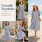 📢📢40% OFF !! ⏰Women’s Casual Striped Relaxed Fit Dress