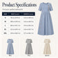 📢📢40% OFF !! ⏰Women’s Casual Striped Relaxed Fit Dress
