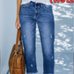 📢📢50% OFF !! ⏰Retro Cropped Straight Jeans