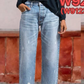 📢📢50% OFF !! ⏰Retro Cropped Straight Jeans