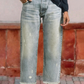 📢📢50% OFF !! ⏰Retro Cropped Straight Jeans