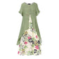 🌸 50% OFF NOW! 🌸Women's Layered Look Floral Print Casual Dress