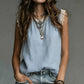 🌸 50% OFF NOW! 🌸Women's Round Neck Sleeveless Lace Top