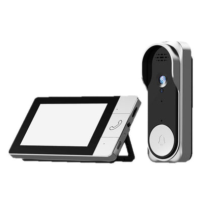 📢📢50% OFF !! ⏰4.3" Screen Video Doorbell with Two-Way Audio