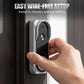 📢📢50% OFF !! ⏰4.3" Screen Video Doorbell with Two-Way Audio
