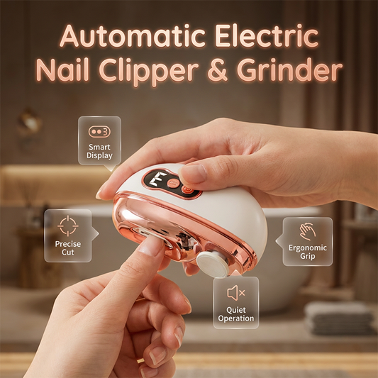 📢📢50% OFF !! ⏰ Automatic Electric Nail Clipper & Grinder