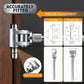 🔧 Universal Adjustable Door Hinge Wrench ——  Multi-Size Hinge Adjustment Tool Fits 0.3"-1" (8-25mm) Hinges | Heavy-Duty Carbon/Forged Steel