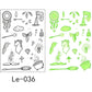📢📢50% OFF !! ⏰ Light Up Your Halloween Look! Glow-in-the-Dark Temporary Tattoos | Waterproof & Fun Party Accessories