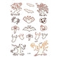 📢📢50% OFF !! ⏰ Light Up Your Halloween Look! Glow-in-the-Dark Temporary Tattoos | Waterproof & Fun Party Accessories