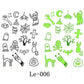 📢📢50% OFF !! ⏰ Light Up Your Halloween Look! Glow-in-the-Dark Temporary Tattoos | Waterproof & Fun Party Accessories