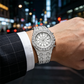 📢📢50% OFF !! ⏰Men's Luxury Sparkling Quartz Watch