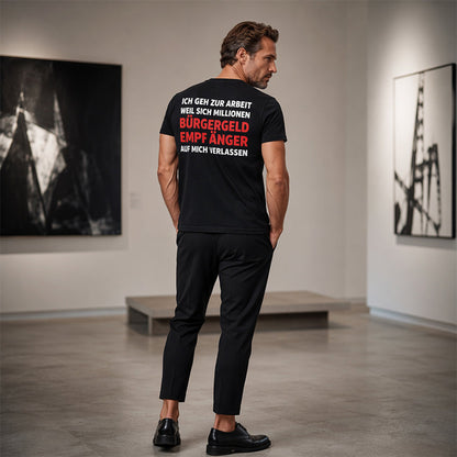 📢📢50% OFF !! ⏰Men's Casual Crewneck Funny Slogan Top