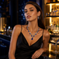 📢📢50% OFF !! ⏰Sparkling Teardrop Pendant Necklace and Earrings Set