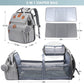 📢📢60% OFF !! ⏰ Foldable Diaper Bag with Changing Station