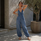 🌸 50% OFF NOW! 🌸Women's Plus Size Halter Neck Ruched Jumpsuit