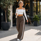 🌸 50% OFF NOW! 🌸Women's  Chic Striped Drawstring Track Pants