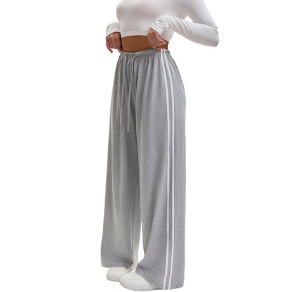 🌸 50% OFF NOW! 🌸Women's  Chic Striped Drawstring Track Pants
