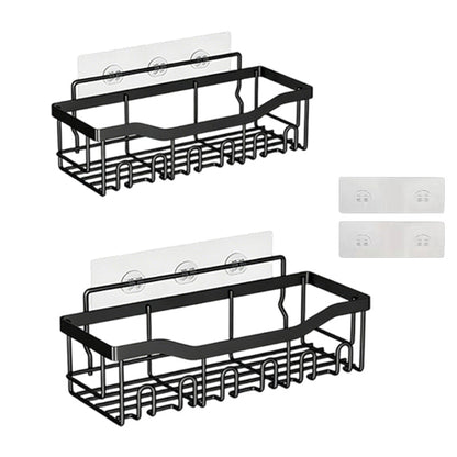 📢📢50% OFF !! ⏰Drill-Free Bathroom Shelf Set