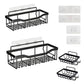 📢📢50% OFF !! ⏰Drill-Free Bathroom Shelf Set