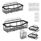 📢📢50% OFF !! ⏰Drill-Free Bathroom Shelf Set