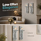 📢📢50% OFF !! ⏰Crushed Crystal Glass Candle Sconces