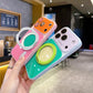 📢📢50% OFF !! ⏰Color Block 360° Rotating Ring Stand Phone Case